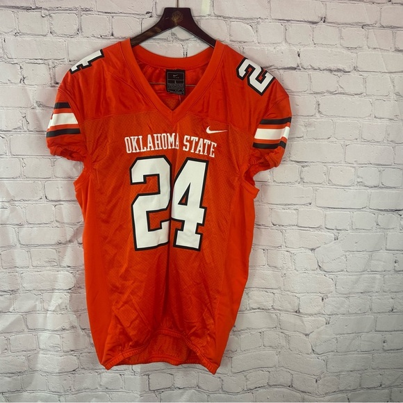 NWT Nike OSU cowboys player football Jersey sz men's L collegiate fandom - Picture 1 of 8